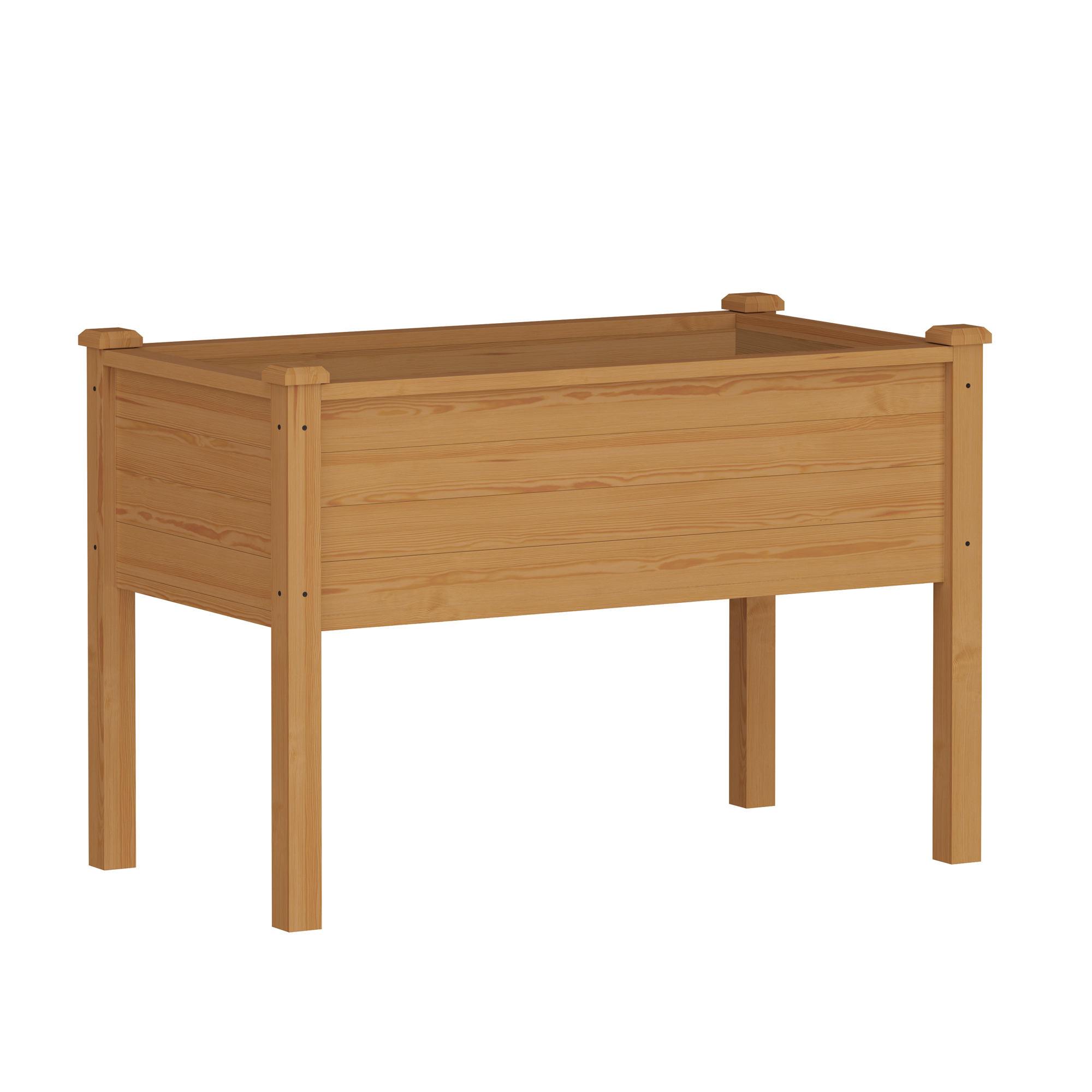 Merry Products, Easy Grow Planter, Container Length 27.56 in, Container Width 50.39 in, Material Wood, Model# PLT0212212010